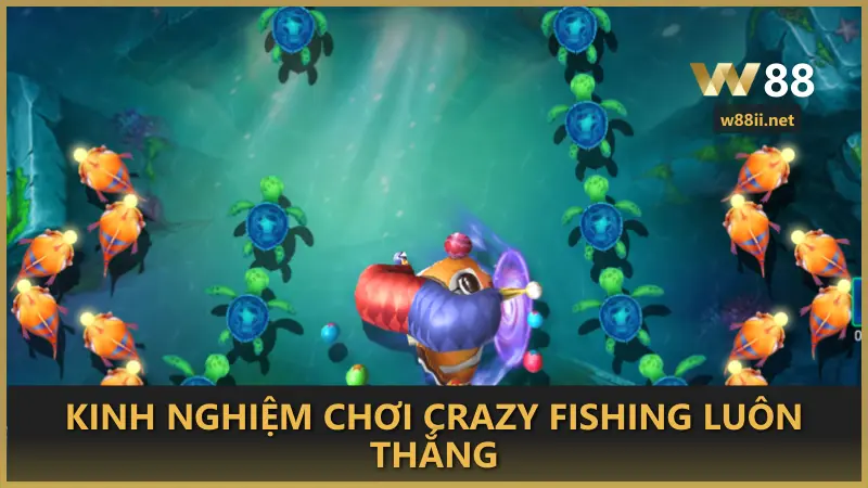 Kinh nghiệm chơi Crazy Fishing luôn thắng