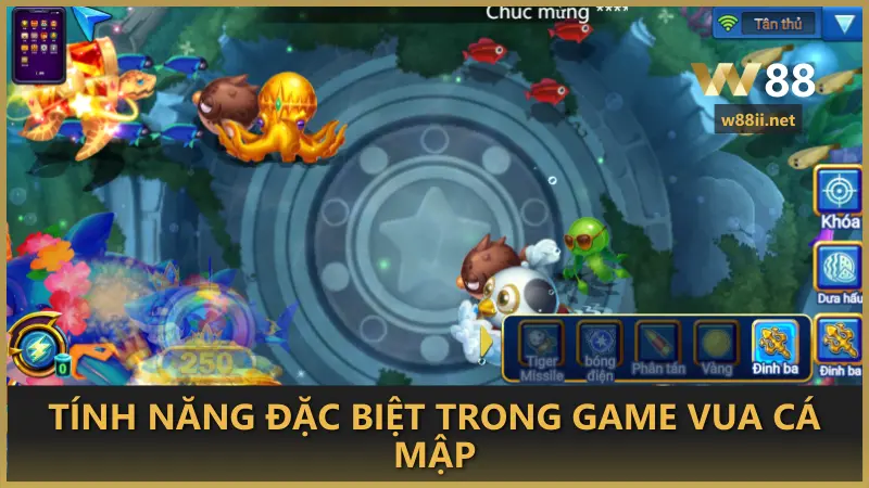 Tính năng đặc biệt trong game Vua Cá Mập